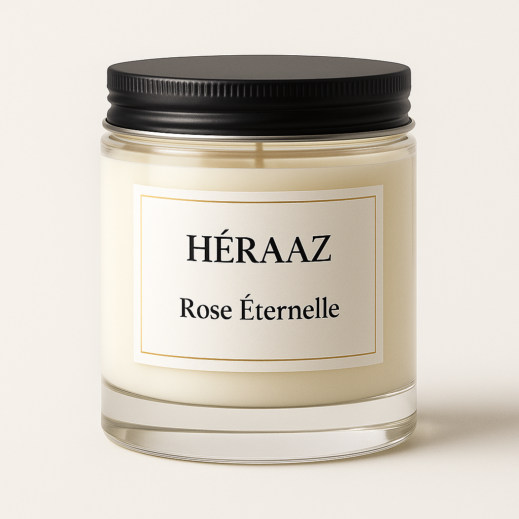 Bougie Rose Éternelle — Héraaz