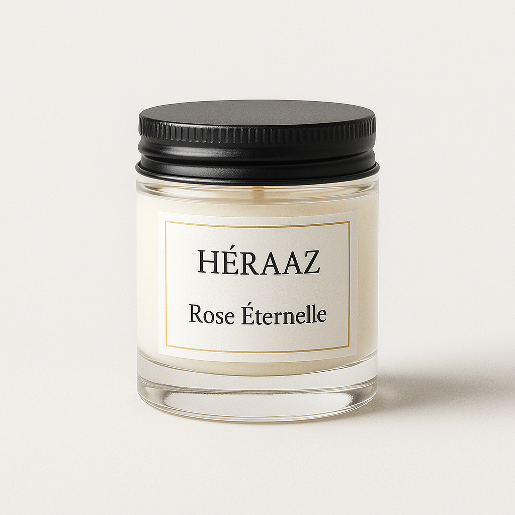 Bougie Rose Éternelle — Héraaz